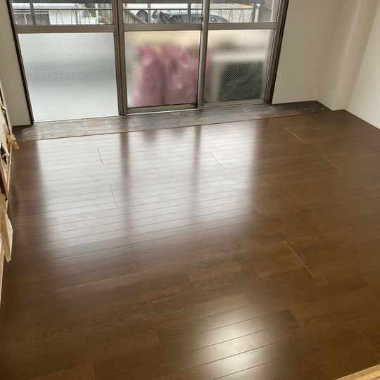 和室から洋室に変更　内装工事